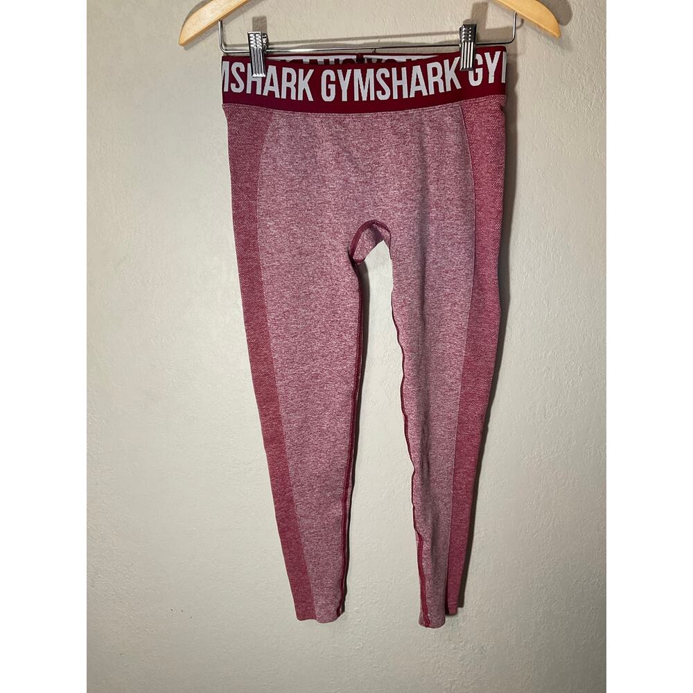 Gymshark Flex Low Rise leggings in a pink marl color SZ S